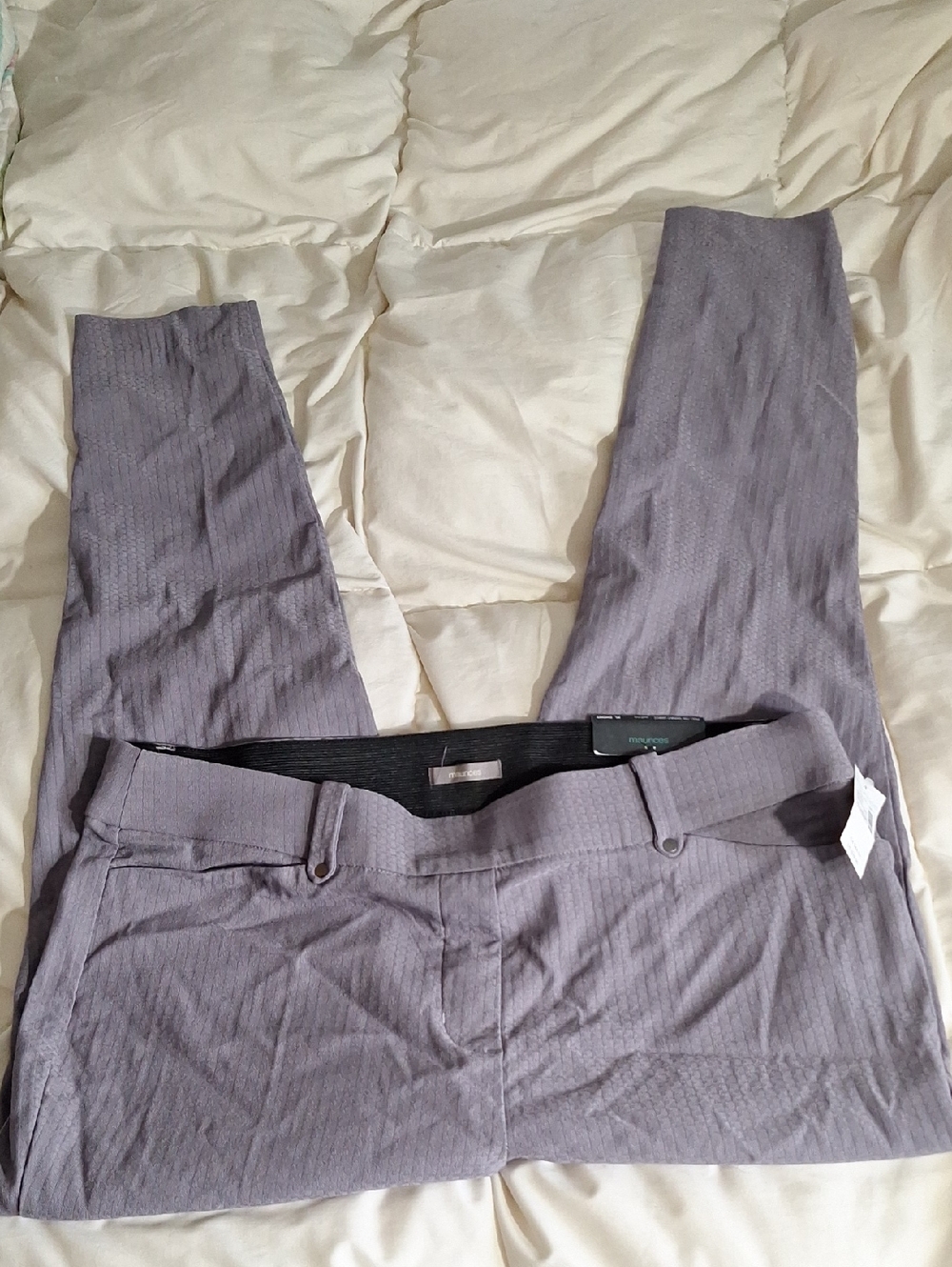 Maurices Pull On Skinny Ankle Bengaline Dress Pants